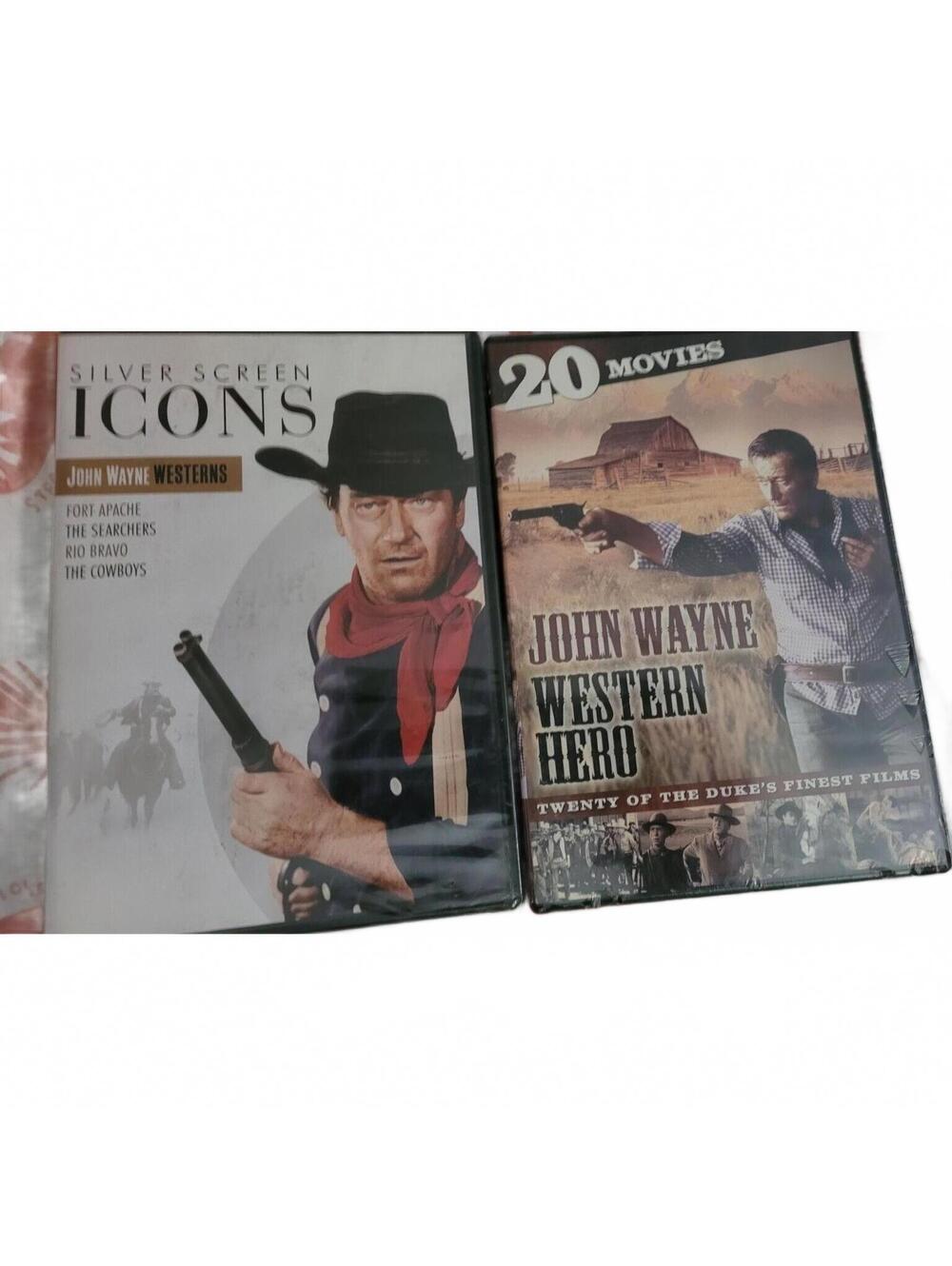 Silver Screen Icons John Wayne Westerns DVD & Western Hero 20 Of His Movies